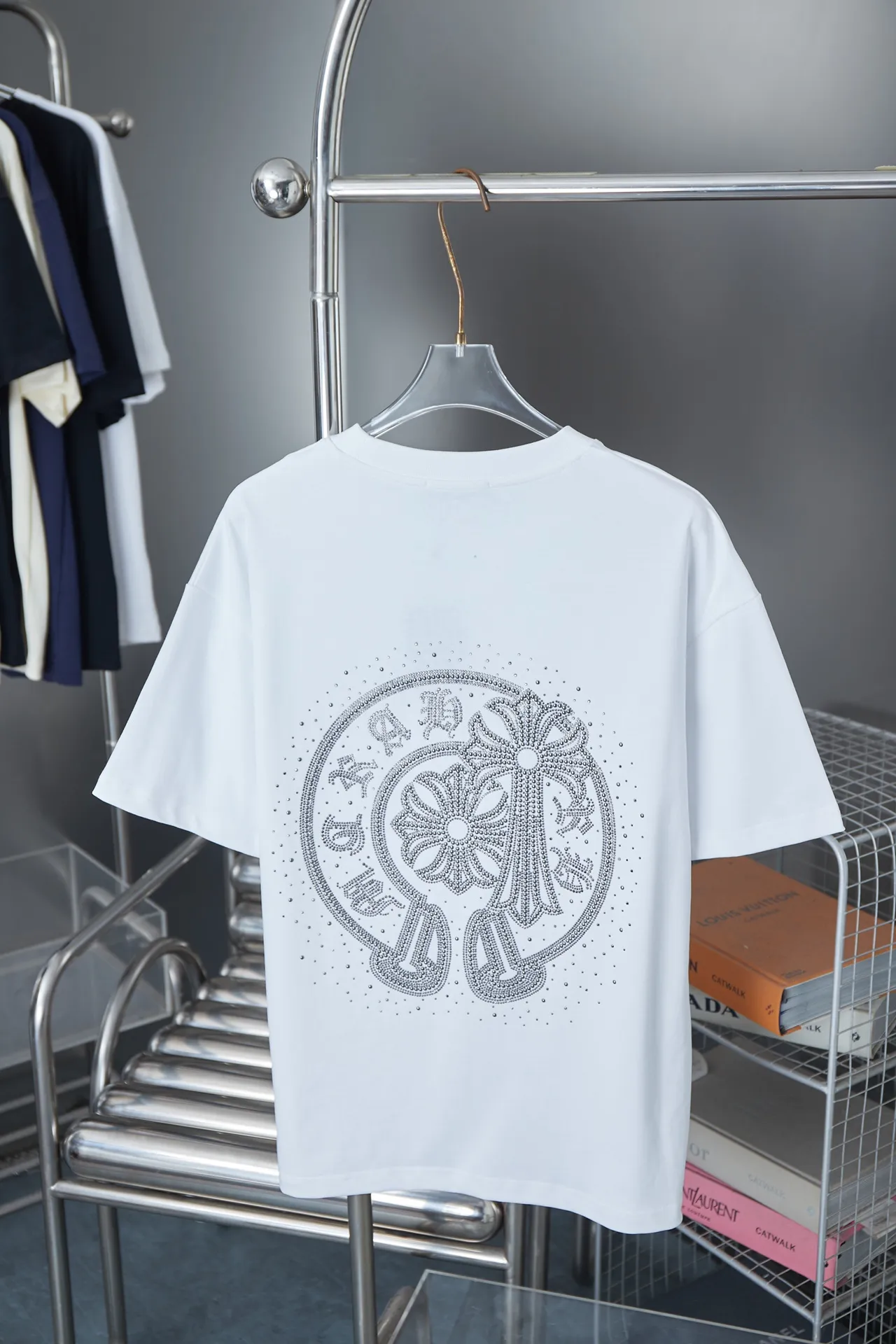 Ch*ome Hearte 26SS New Arrival 100% 32 1X 1 ：Black/White Size：S/M/L/XL